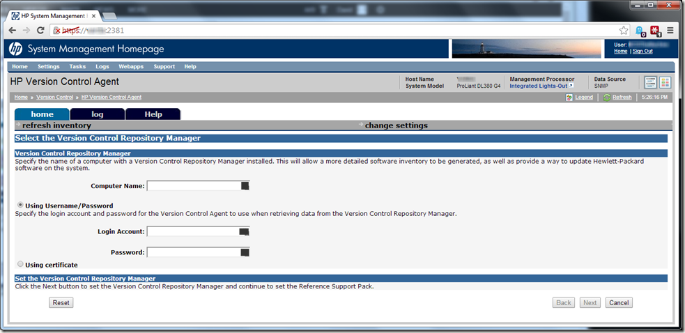 HP VCA Connect